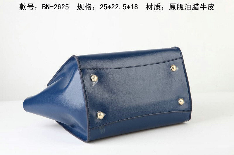 2014 Prada Calf Leather Tote Bag BN2625 royablue - Click Image to Close